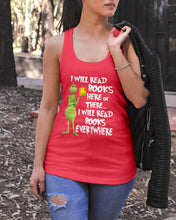 Load image into Gallery viewer, I’ll Read Book Everywhere Great Gift For Book Lovers Ladies Flowy Tank
