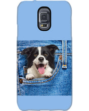Load image into Gallery viewer, Border Collie In Denim Pocket Gift For Dog Lovers Phone case
