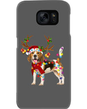 Load image into Gallery viewer, Beagle Gorgeous Reindeer Xmas Lights Gift For Dog Lovers Phone case
