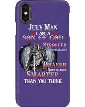 Load image into Gallery viewer, July Man Son Of God Birthday Meaningful Gift For Men Phone case
