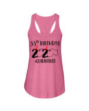 Load image into Gallery viewer, 55th  Birthday Gift 2020 Quarantined Unique Custom Design Ladies Flowy Tank
