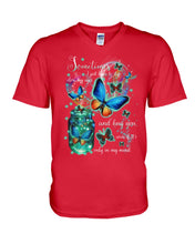 Load image into Gallery viewer, Butterfly Close My Eyes And Hug You Gift For Women Guys V-Neck
