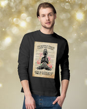 Load image into Gallery viewer, I'm Mostly Peace Love And Light Yoga Gift For Yoga Lovers Unisex Long Sleeve
