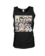 Load image into Gallery viewer, Many Love Husky Siberian On Phone Case Gift For Husky Lovers Unisex Tank Top
