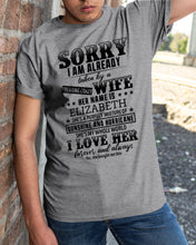 Load image into Gallery viewer, Gift For Husband I Love Here Forever And Always Guys Tee
