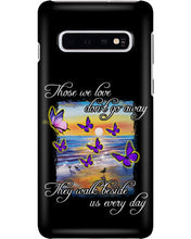 Load image into Gallery viewer, Butterfly Sunset On Beach Those We Love Don't Go Away Gift For Lover Phone case

