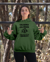 Load image into Gallery viewer, Grandma And Grandson A Bond That Can't Be Broken Custom Design Hoodie
