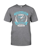 Load image into Gallery viewer, Disease Virus Ruined My Scuba Diving Season For Sport Lovers Guys Tee
