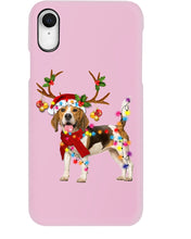Load image into Gallery viewer, Beagle Gorgeous Reindeer Xmas Lights Gift For Dog Lovers Phone case
