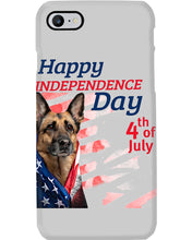Load image into Gallery viewer, German Shepherd Happy Independence Day 4th Of July Gift For Dog Lovers Phone case
