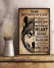 Load image into Gallery viewer, Gift For    Mother-in-law Thank For Raising The Man Of My Dreams Vertical Poster
