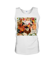 Load image into Gallery viewer, Lovely Phone Case With Flowers Gift For Chicken Lovers Unisex Tank Top
