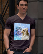Load image into Gallery viewer, Angels And Shih Tzu Are Not Different Gift For Dog Lovers Guys V-Neck
