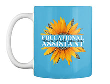 Load image into Gallery viewer, Educational Assistant Sunflower  Unique Custom Design  For Personalized Job Gift Mug
