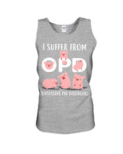 Load image into Gallery viewer, Lovely Pigs I Suffer From OPD Obsessive Pig Disorder Trending Unisex Tank Top
