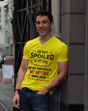 Load image into Gallery viewer, I'm Just Loved Protected And Well Taken Care Of My Mother Gift For Daughter Guys V-Neck

