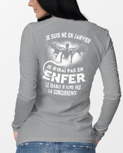 Load image into Gallery viewer, Je Suis Né El En   Jarvier   Enfer Le Diable N Aime Pas Birthday Gift Unisex Long Sleeve
