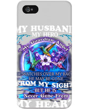 Load image into Gallery viewer, Hummingbird My Husband My Guardian Angel Gift For Angel Husband Phone case
