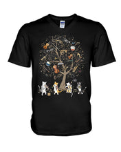 Load image into Gallery viewer, Cats Play Cello Special Custom Design For Music Instrument Lovers Guys V-Neck
